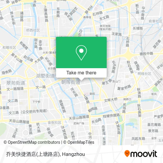 乔美快捷酒店(上塘路店) map