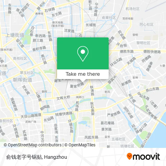 俞钱老字号锅贴 map
