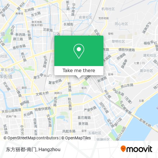东方丽都-南门 map