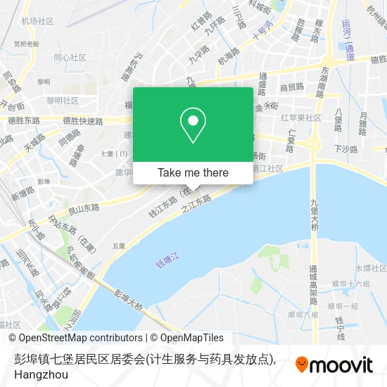 彭埠镇七堡居民区居委会(计生服务与药具发放点) map