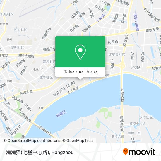 淘淘猫(七堡中心路) map