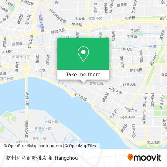 杭州程程面粉批发商 map