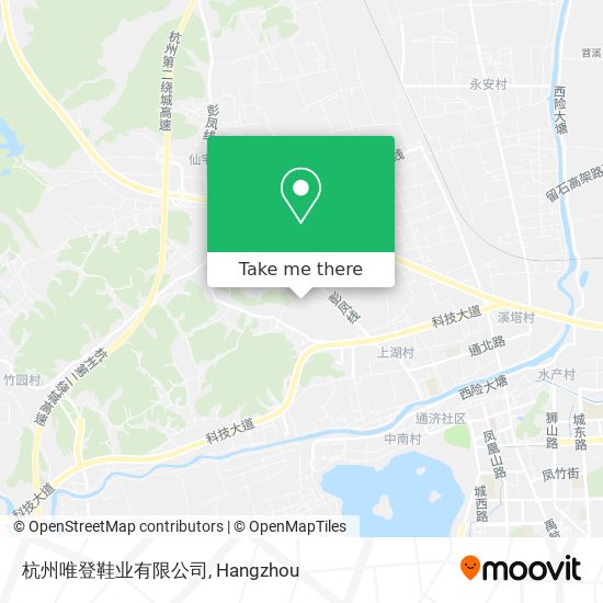 杭州唯登鞋业有限公司 map