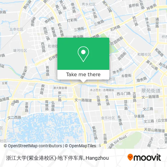 浙江大学(紫金港校区)-地下停车库 map