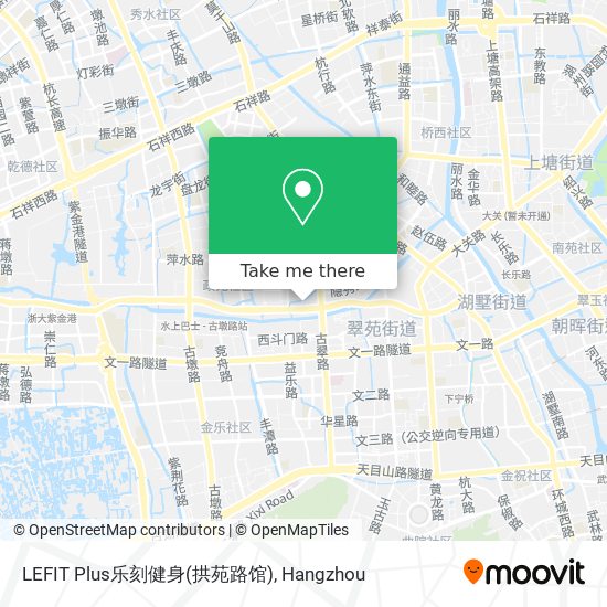 LEFIT Plus乐刻健身(拱苑路馆) map