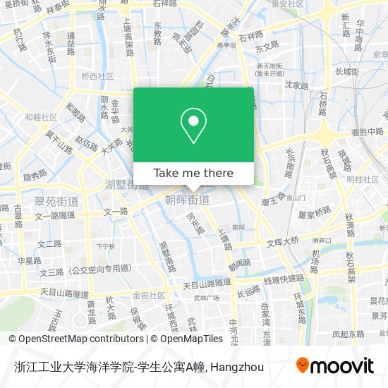 浙江工业大学海洋学院-学生公寓A幢 map