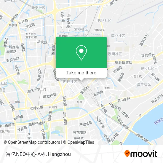 富亿NEO中心-A栋 map