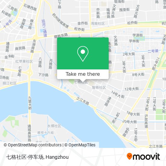 七格社区-停车场 map