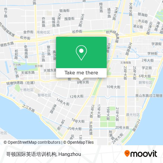 哥顿国际英语培训机构 map