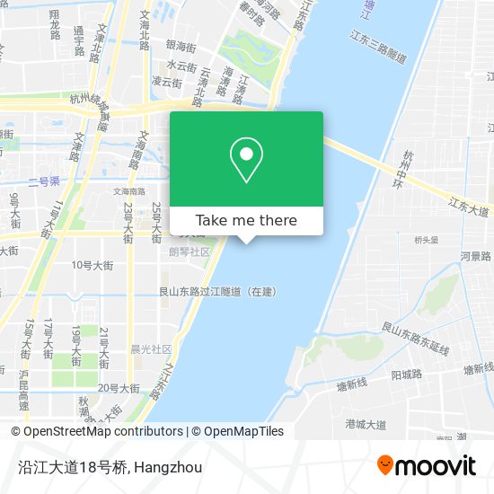 沿江大道18号桥 map