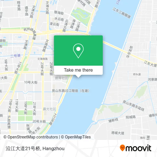 沿江大道21号桥 map