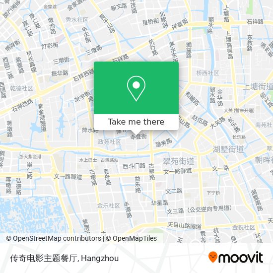传奇电影主题餐厅 map