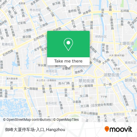 御峰大厦停车场-入口 map