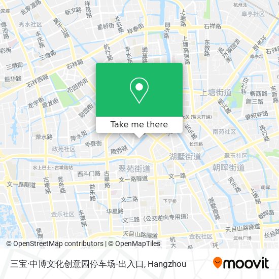 三宝·中博文化创意园停车场-出入口 map