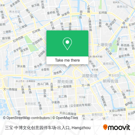 三宝·中博文化创意园停车场-出入口 map