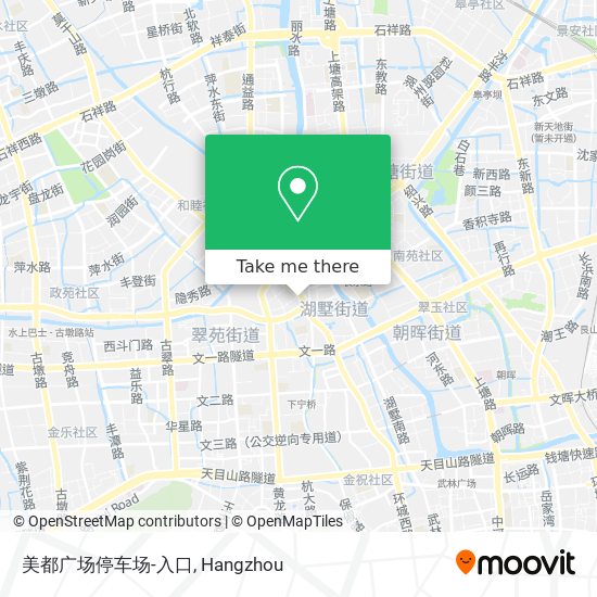 美都广场停车场-入口 map