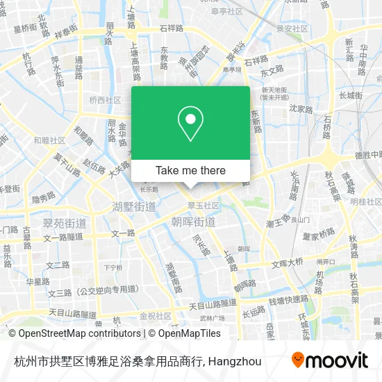 杭州市拱墅区博雅足浴桑拿用品商行 map