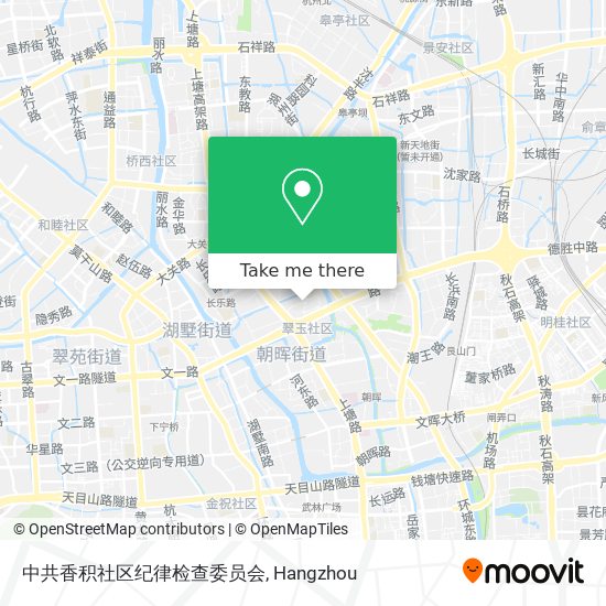 中共香积社区纪律检查委员会 map