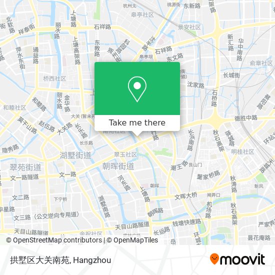 拱墅区大关南苑 map