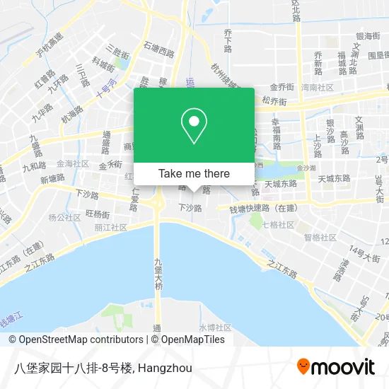 八堡家园十八排-8号楼 map