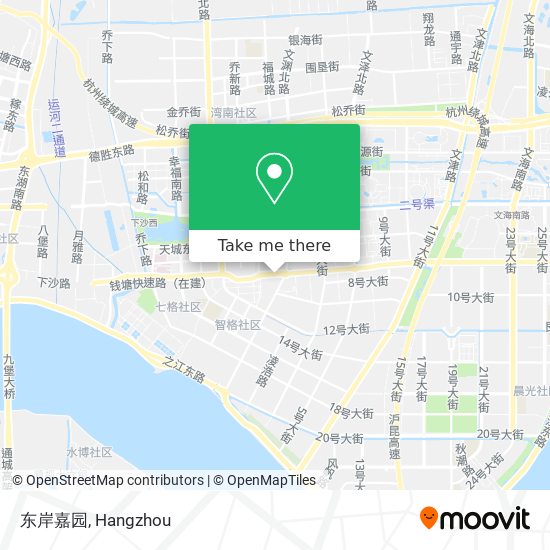 东岸嘉园 map