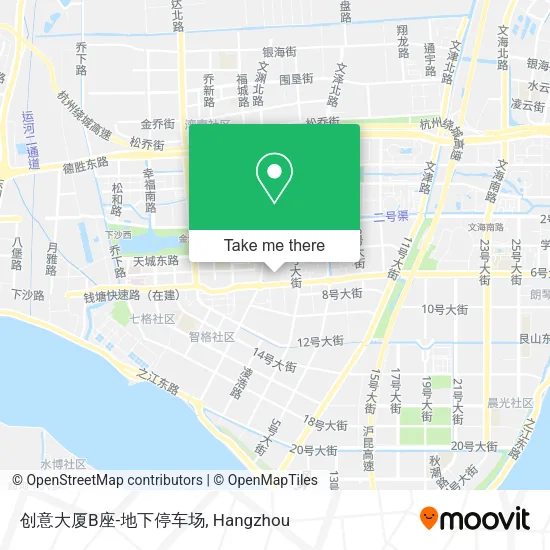 创意大厦B座-地下停车场 map