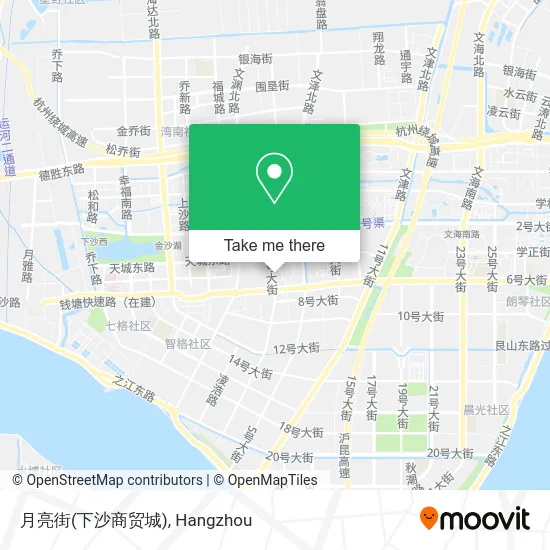 月亮街(下沙商贸城) map