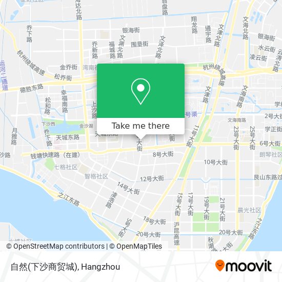 自然(下沙商贸城) map