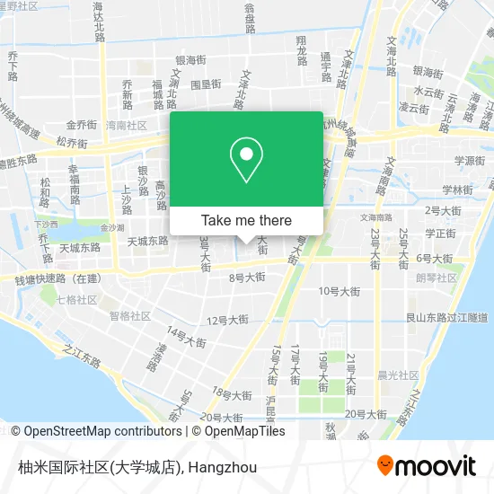 柚米国际社区(大学城店) map