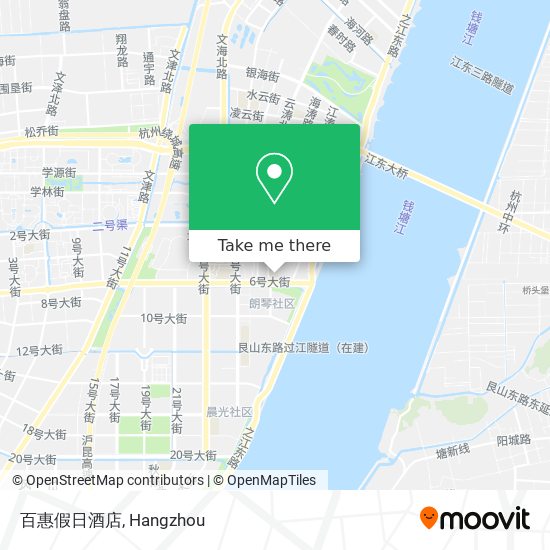 百惠假日酒店 map