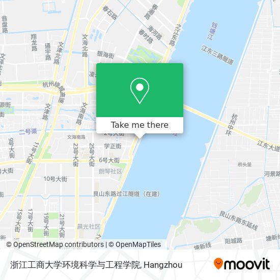 浙江工商大学环境科学与工程学院 map
