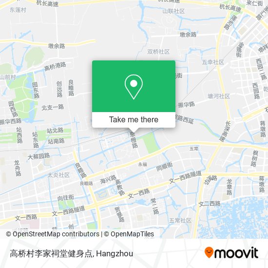 高桥村李家祠堂健身点 map