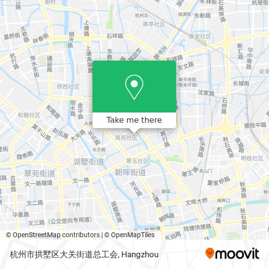 杭州市拱墅区大关街道总工会 map