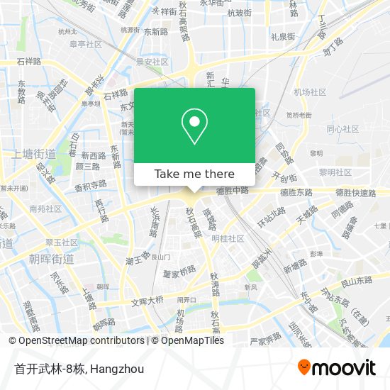 首开武林-8栋 map