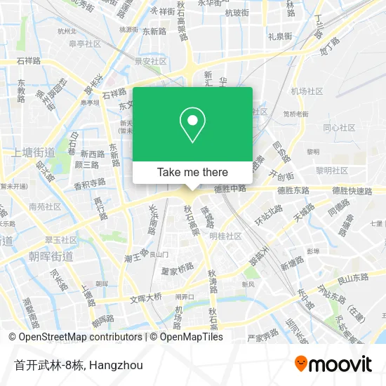 首开武林-8栋 map