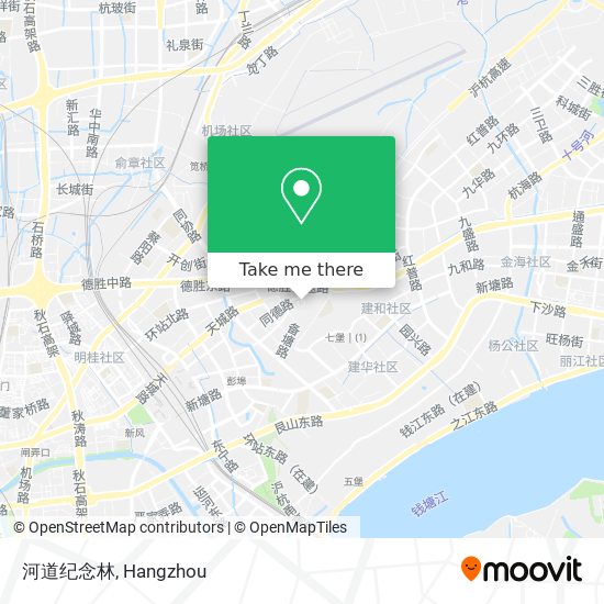 河道纪念林 map