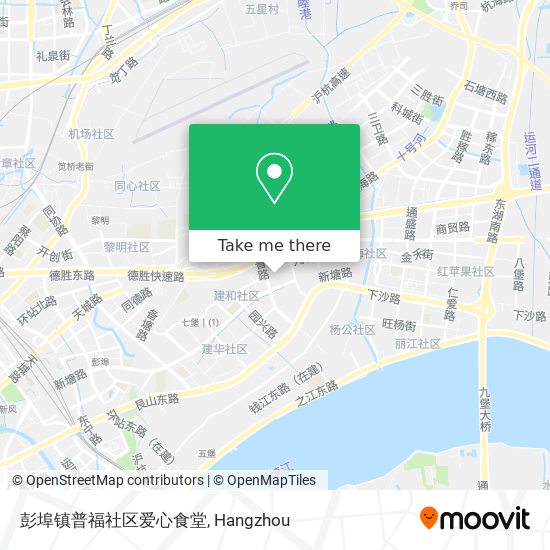 彭埠镇普福社区爱心食堂 map
