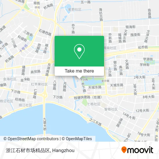 浙江石材市场精品区 map