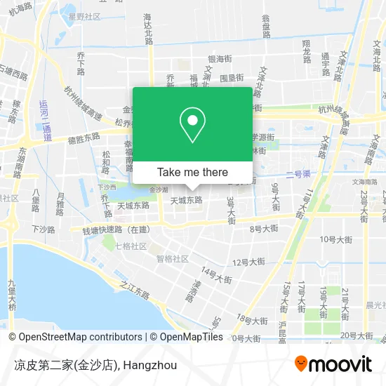 凉皮第二家(金沙店) map