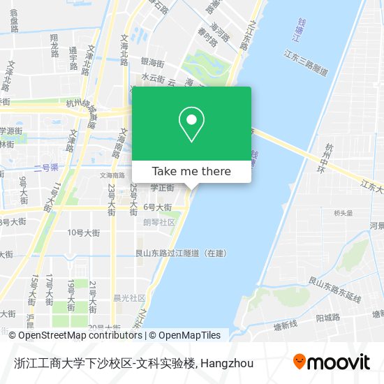 浙江工商大学下沙校区-文科实验楼 map