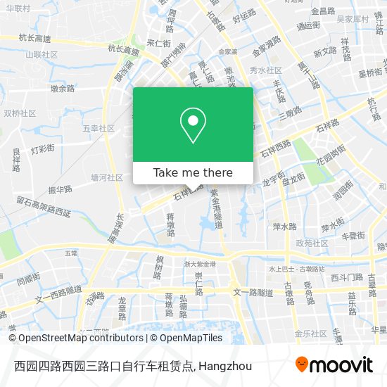 西园四路西园三路口自行车租赁点 map