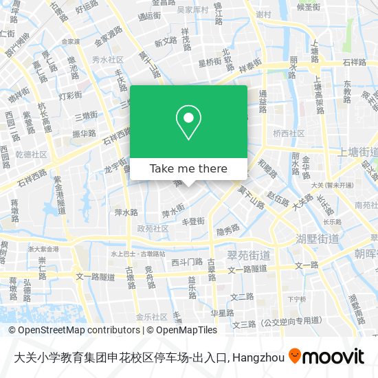大关小学教育集团申花校区停车场-出入口 map