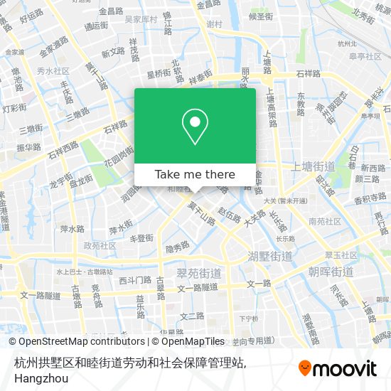 杭州拱墅区和睦街道劳动和社会保障管理站 map