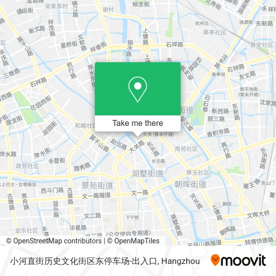 小河直街历史文化街区东停车场-出入口 map