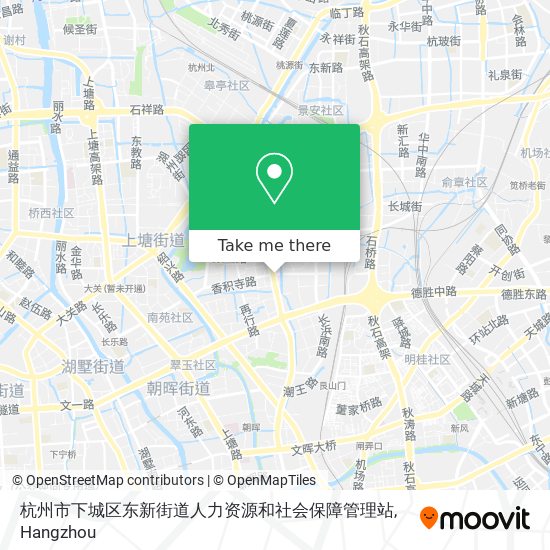 杭州市下城区东新街道人力资源和社会保障管理站 map