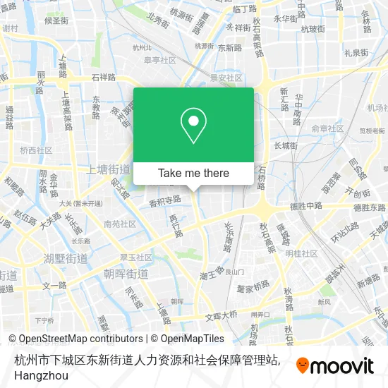 杭州市下城区东新街道人力资源和社会保障管理站 map
