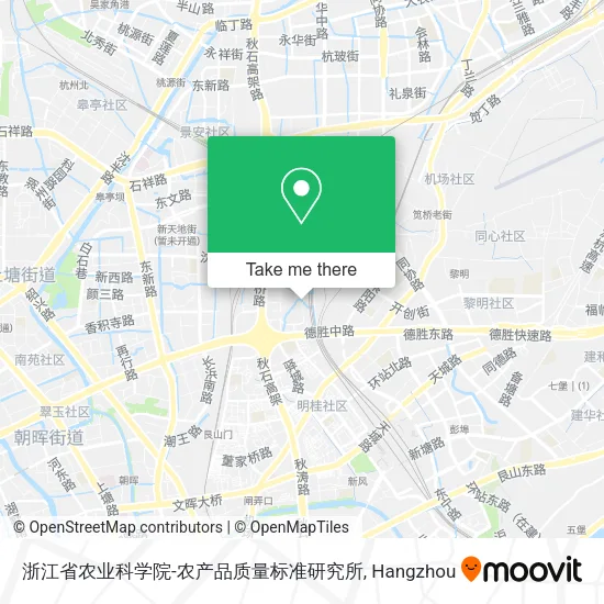 浙江省农业科学院-农产品质量标准研究所 map