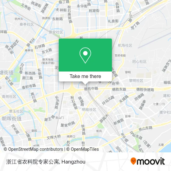 浙江省农科院专家公寓 map
