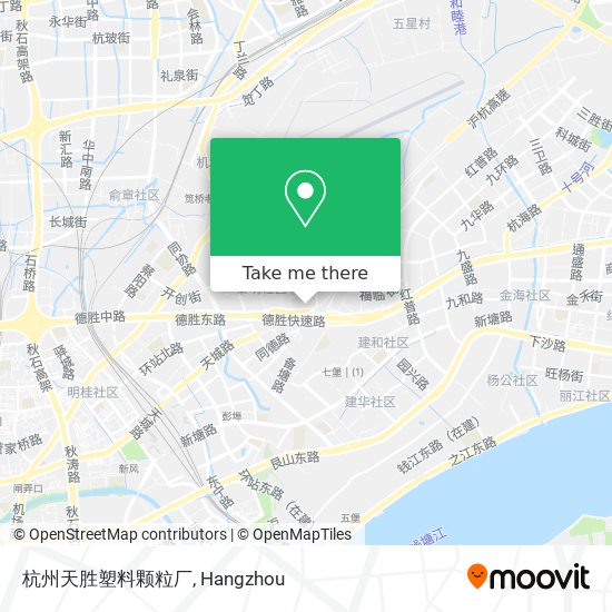 杭州天胜塑料颗粒厂 map