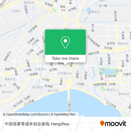 中国首家零成本创业基地 map
